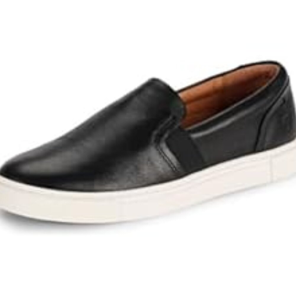 Frye Women's Black Ivy Dylan Leather Slip-On Casual Sneaker Shoes Size 8M‎